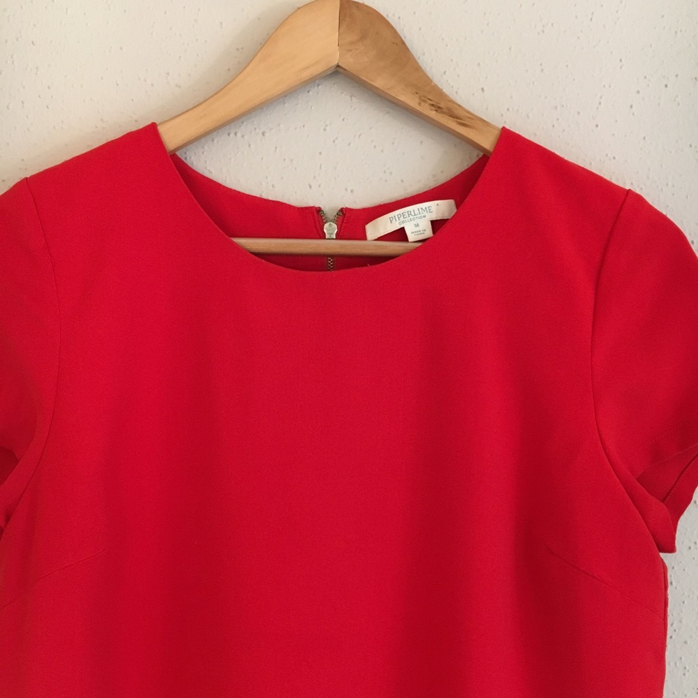 Piperlime Collection Red Shift Dress - Picture 2 of 6